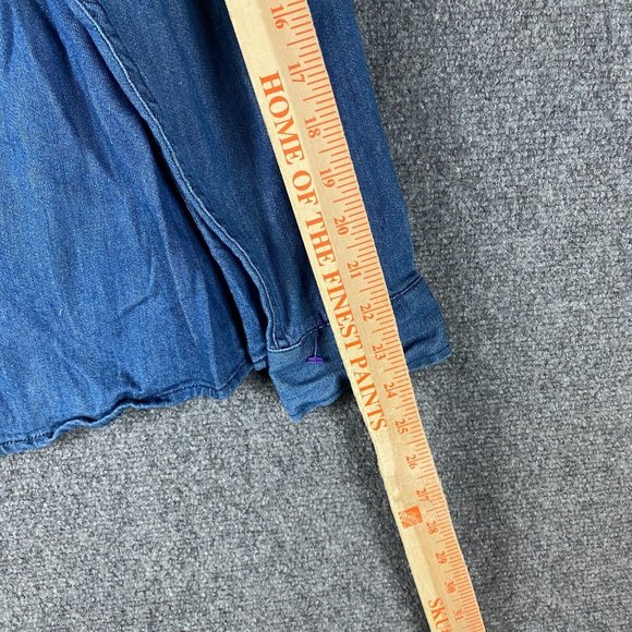 Doc & Amelia Button Up Top Women's 2XW Long Sleeve Cotton Adults - Picture 6 of 7